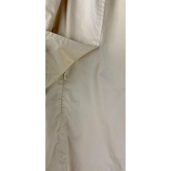 J Jill Jacket Yellow Coconut Cream Water Repellent Coat Women's Size X-Small - Picture 7 of 11